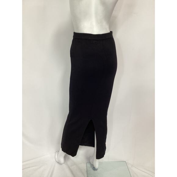 L'Academie 'Jalea' Black Maxi Knit Skirt Size XS - Picture 3 of 4